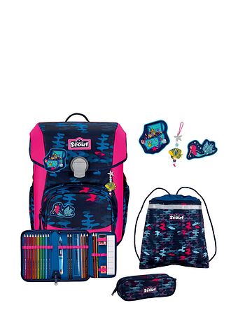 Scout Neo Skoleransel-sæt 4-delt