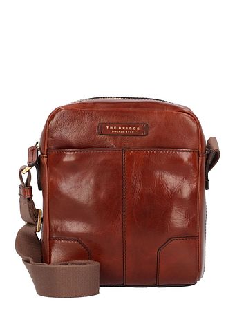 The Bridge Vespucci skuldertaske i læder 21 cm