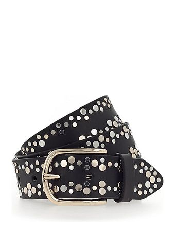 Vanzetti Bælte i læder med nitter