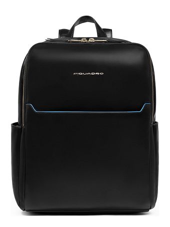 Piquadro Blue Square Daypack RFID-beskyttelse Læder 37 cm Laptoprum