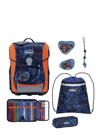 Scout Neo Skoleransel-sæt 4-delt