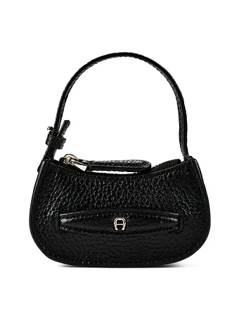 AIGNER Cavallo taskevedhæng i læder, 11 cm