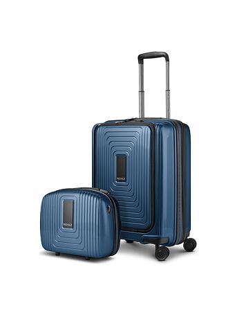 Redolz Essentials 14 kuffertsæt 2 stk. kabine-trolley med stretchfold + beautycase Redolz Essentials 14 kuffertsæt 2 stk. kabine-trolley med stretchfold + beautycase
