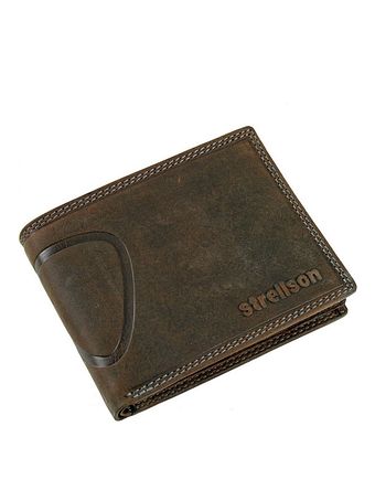 Strellson Peněženka Baker Street kožená 12,5 cm