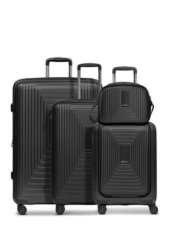 Redolz Essentials 14 4-hjuls kuffertsæt + beautycase 4 stk. med stretchfold + laptoprum Redolz Essentials 14 4-hjuls kuffertsæt + beautycase 4 stk. med stretchfold + laptoprum