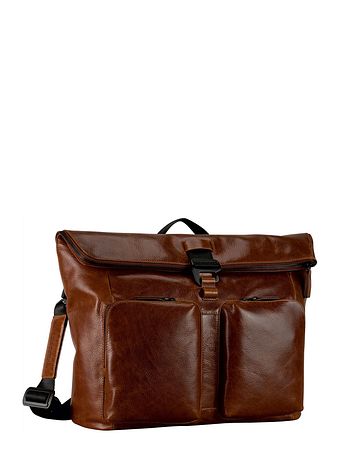 Leonhard Heyden Porto Messenger-taske Læder 38 cm