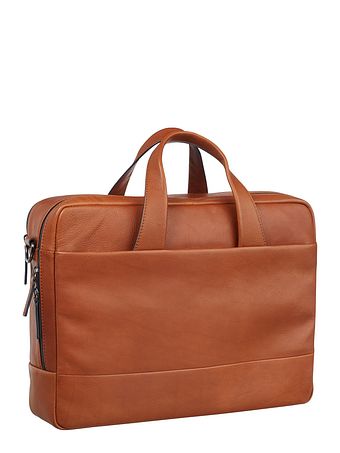 Leonhard Heyden Hamburg dokumentmappe læder 40 cm rum til bærbar computer