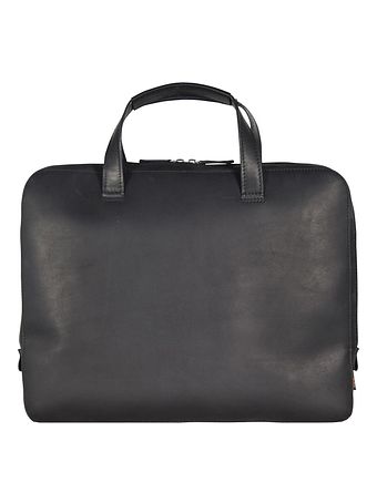 Jost Kožená aktovka Futura 38 cm s přihrádkou na notebook