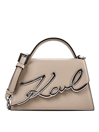 Karl Lagerfeld Signature 2.0 Håndtaske Læder 21.5 cm Karl Lagerfeld Signature 2.0 Håndtaske Læder 21.5 cm