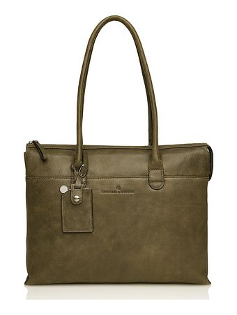 Castelijn & Beerens Carisma skuldertaske RFID-læder 40 cm laptoprum