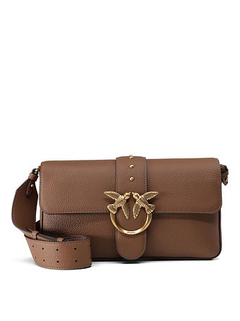 PINKO Love One Skuldertaske Læder 27 cm