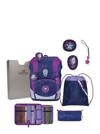 DerDieDas ErgoFlex Tiny LED Skoleransel-sæt