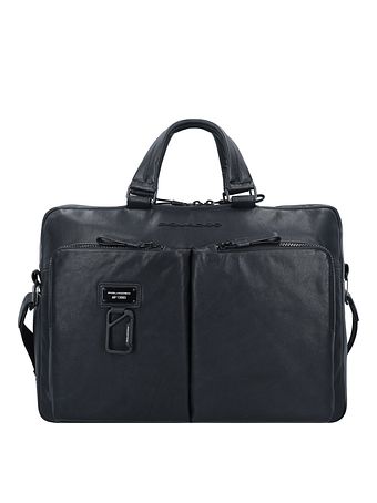 Piquadro Harper dokumentmappe læder 40 cm rum til bærbar computer