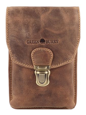 Greenburry Vintage bæltetaske i læder 11 cm