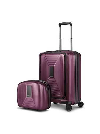Redolz Essentials 14 kuffertsæt 2 stk. kabine-trolley med stretchfold + beautycase Redolz Essentials 14 kuffertsæt 2 stk. kabine-trolley med stretchfold + beautycase