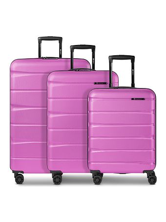 Franky Juego de maletas Munich 4.0 de 4 ruedas, 3 piezas con plegado extensible