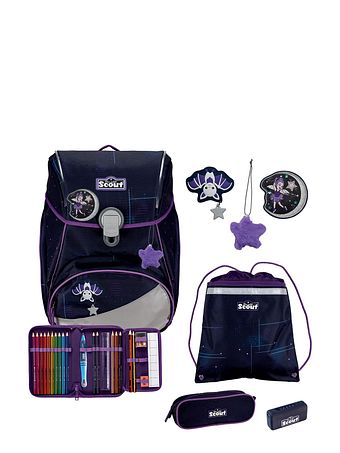 Scout Alpha Safety Light Skoleransel-sæt 5-delt