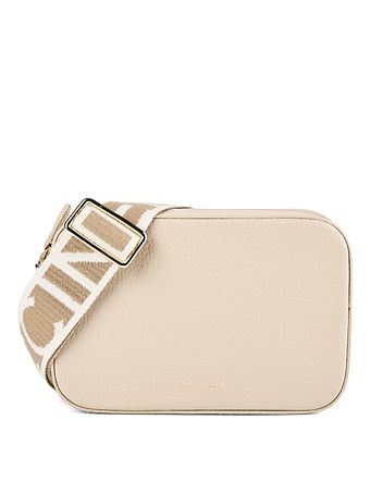 Coccinelle Kožená taška přes rameno Tebe 18 cm