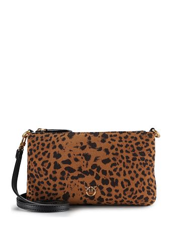 PINKO Flat Horizontal Skuldertaske Læder 20 cm