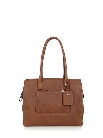 Castelijn & Beerens Carisma skuldertaske RFID-læder 38 cm rum til bærbar computer