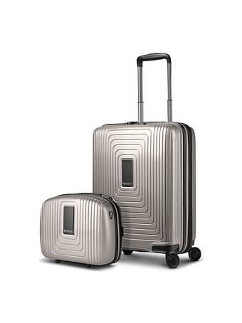 Redolz Essentials 14 kuffertsæt 2 stk. kabine trolley med stretch fold & beautycase Redolz Essentials 14 kuffertsæt 2 stk. kabine trolley med stretch fold & beautycase