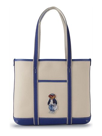 POLO RALPH LAUREN Canvas Bear Shopper-taske 32.5 cm POLO RALPH LAUREN Canvas Bear Shopper-taske 32.5 cm