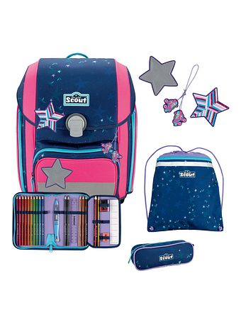 Scout Genius Skoleransel-sæt 4-delt