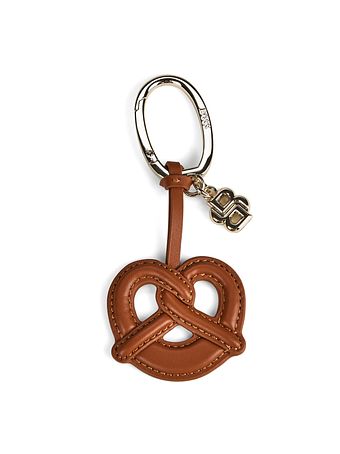 Boss Bretzel-nyckelring i läder, 12 cm Boss Bretzel-nyckelring i läder, 12 cm