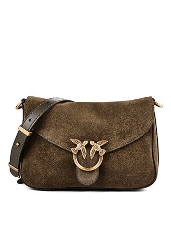 PINKO Love Satchel Mini Borsa a tracolla Vera Pelle 20 cm PINKO Love Satchel Mini Borsa a tracolla Vera Pelle 20 cm