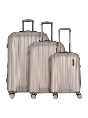 Polestream Moonrock 4 kolečka Sada kufrů 3-dílný s roztažitelným záhybem