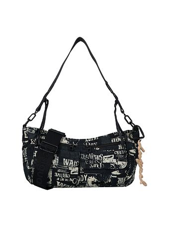 Desigual Newspaper Donosti Taška přes rameno 25 cm