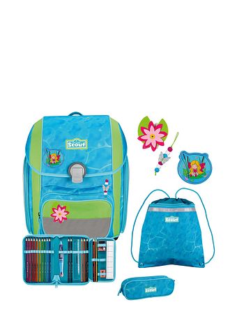 Scout Genius Skoleransel-sæt 4-delt