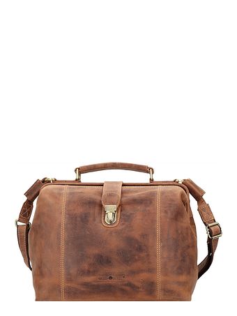 Greenburry Vintage håndtaske i læder 32 cm