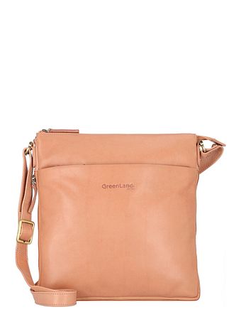 Greenland Nature Nature-skuldertaske i læder 28 cm