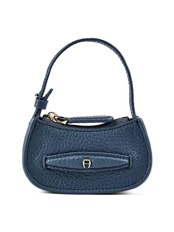 AIGNER Cavallo taskevedhæng i læder, 11 cm