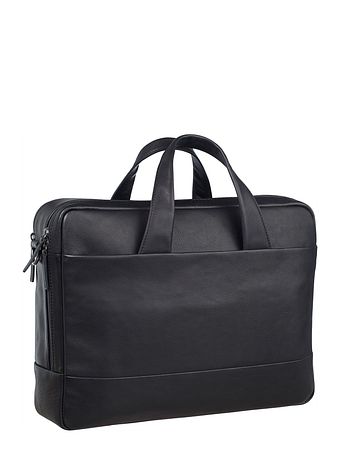 Leonhard Heyden Hamburg dokumentmappe læder 40 cm rum til bærbar computer