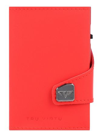 Tru Virtu Click & Slide kreditkortholder pung RFID læder 6,5 cm Tru Virtu Click & Slide kreditkortholder pung RFID læder 6,5 cm