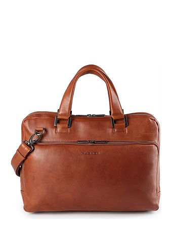 Plevier Vintage Larry Dokumenttaske Læder 40 cm Laptoprum