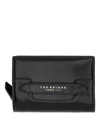 The Bridge Lucrezia Portafoglio Protezione RFID Vera Pelle 12 cm