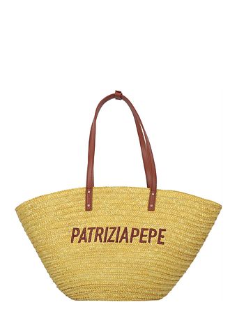 Patrizia Pepe Summer Straw Shopper-taske 51 cm Patrizia Pepe Summer Straw Shopper-taske 51 cm