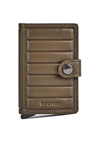 Secrid Miniwallet Custodia per carta di credito Protezione RFID Vera Pelle 6.5 cm