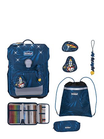 Scout Neo LED Skoleransel-sæt 8-delt