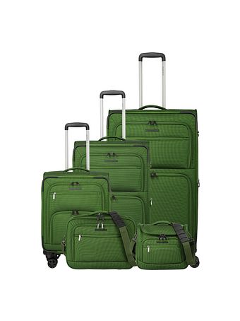 Travelite Cubis 4-hjulet Kuffertsæt 5-delt med ekspansion Travelite Cubis 4-hjulet Kuffertsæt 5-delt med ekspansion