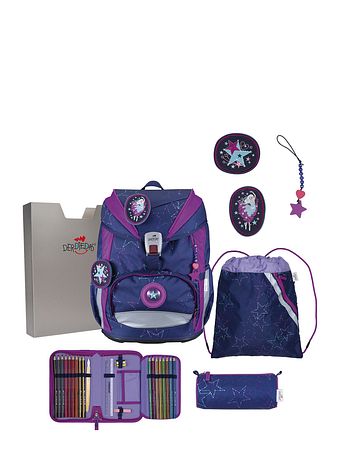 DerDieDas ErgoFlex Light Skoleransel-sæt 5-delt