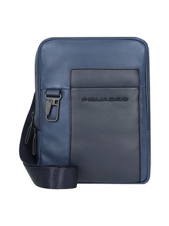 Piquadro Finn Borsa a tracolla Vera Pelle 18 cm Piquadro Finn Borsa a tracolla Vera Pelle 18 cm