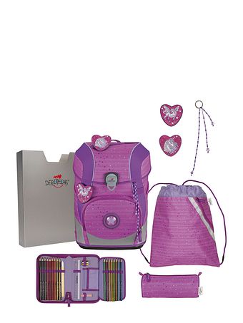 DerDieDas ErgoFlex Tiny Skoleransel-sæt 6-delt