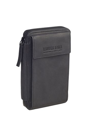 Leonhard Heyden Haag mobiltelefontaske læder 11 cm