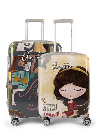 Anekke Muse 4 hjul Kuffert 2-delt med strækfold