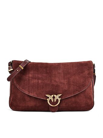 PINKO Love Satchel Big Borsa a tracolla Vera Pelle 35 cm PINKO Love Satchel Big Borsa a tracolla Vera Pelle 35 cm