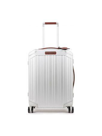 Piquadro Hliníkový kabinový vozík na 4 kolečkách 55 cm